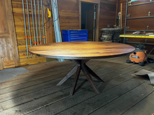 Load image into Gallery viewer, 72&quot; Black Walnut Round Table
