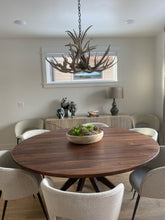 Load image into Gallery viewer, 72&quot; Black Walnut Round Table
